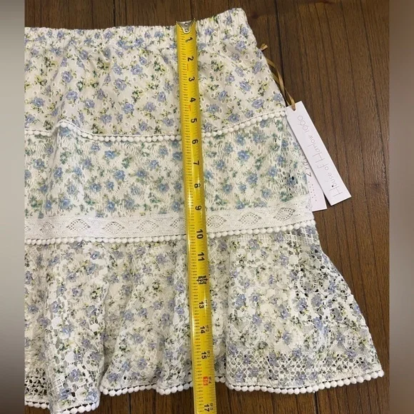 House of Harlow Tiered Floral Mini Skirt Cottagecore | NWT | Size Small - Picture 14 of 16